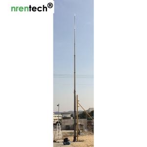 Quality 15m pneumatic telescopic mast-NR-2750-15000-30 for mobile antenna mast tower-aluminum telescoping mast wholesale