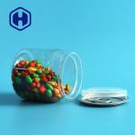 Clear PET Aluminum Top Cans Food Grade Cylindrical Packaging With Easy Peel Lid