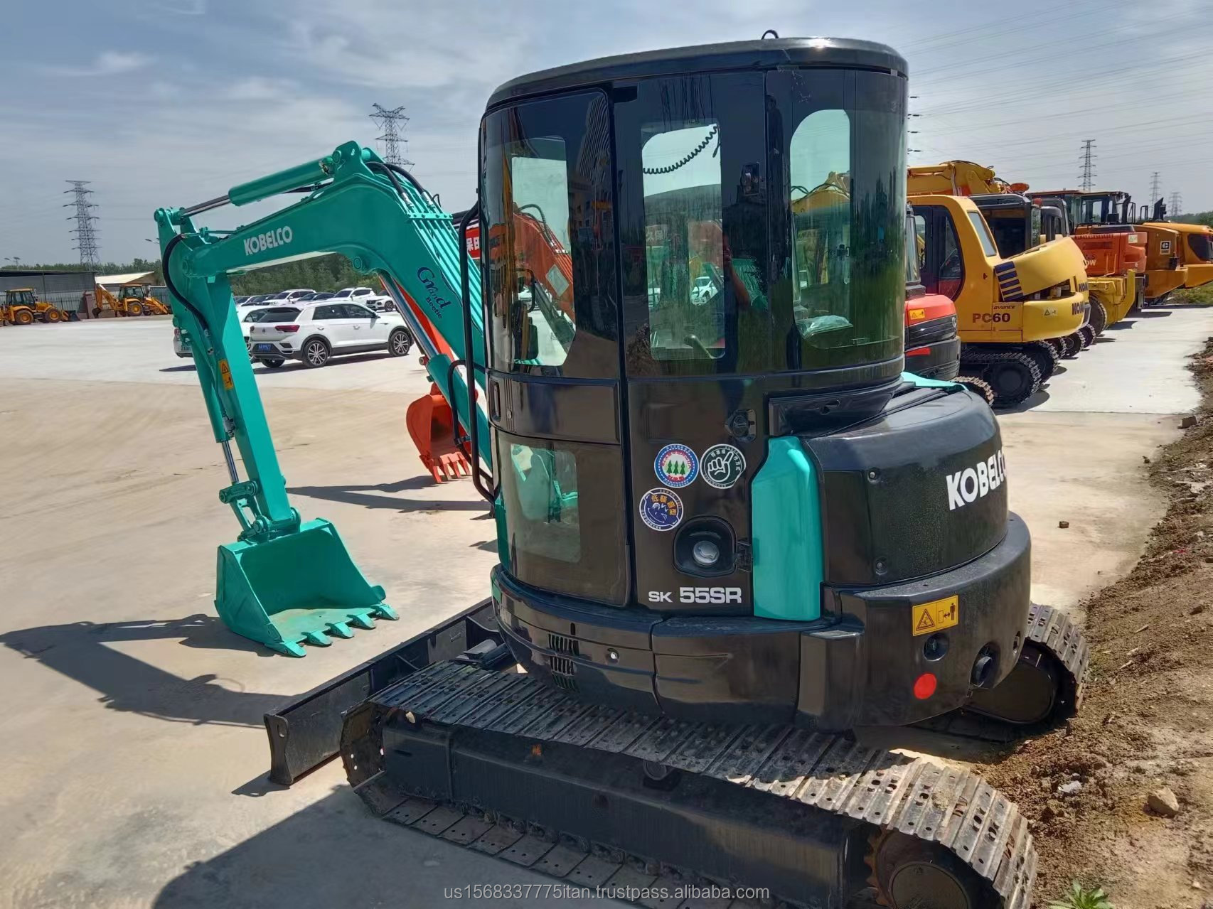 Good Performance 6TON Used Kobelco SK55SR Excavator Hydraulic Construction Machine