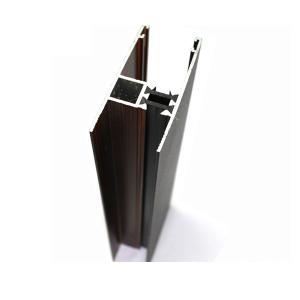 Quality Lightweight Wood Finish Aluminium Profiles For Kitchen Cabinets Wear Resistance wholesale