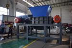 Door Shredder Municipal Solid Waste Bulky Furniture Two Shaft Shredder With CE