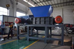 Quality Door Shredder Municipal Solid Waste Bulky Furniture Two Shaft Shredder With CE wholesale