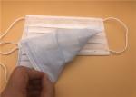 Civilian Single Use Disposable Medical Face Mask / Disposable Blue Mask