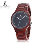 ALK Vision Couple Wood Watch Ladies Fashion Quartz Wooden Watch Casual Lovers