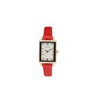 Butterfly Buckle Leather Square Watches Waterproof Quartz For Women