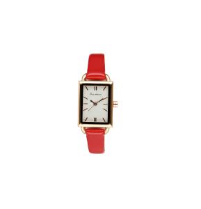 Quality Butterfly Buckle Leather Square Watches Waterproof Quartz For Women wholesale