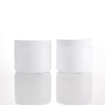 500ml Cylindrical HDPE Face Cream Jars For Tooth Protein Powder