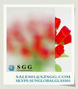 Quality Clear Patterned Glass 5mm with nice price wholesale