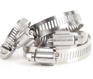 Quality SS304 8-12mm Sanitary Pipe Fittings Single Pin Stainless Steel Hose Clamp wholesale