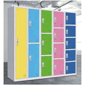 Quality Public 0.6mm Metal Wardrobe Closet , OEM Stainless Steel Wardrobe Cabinet wholesale