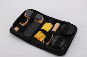 Quality Shoe Polish Boot Care Kit Leather Shoe Shine Kit For Men Women Cleaner Brush With Cotton Shoe Cloth wholesale