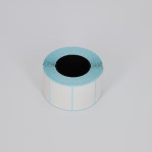 Quality 40mm X 45mm White Blue Thermal Label Paper Roll Adhesive Thermal Receipt Paper wholesale