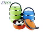 Colorful Stainless Steel Lunch Box Leak Proof 18/8 Stainless Steel 1-4 Layers