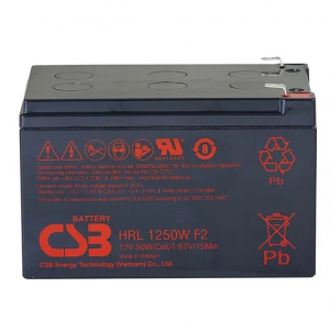 CSB Battery HRL1250W 12V 50W High Performance Rechargeable Lead-Acid Dry Gel Batteries for Electric Power