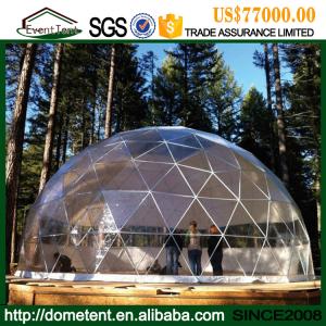 Quality Customized Waterproof Aluminum Frame Geodesic Dome Tent For Accommodation wholesale