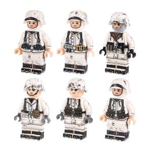 Quality WW2 military action winter German soldier mini figure building block legoinglys wholesale