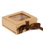 Kids Shoe Brown Kraft Paper Packaging Four Colors Printing Recyclable Customized