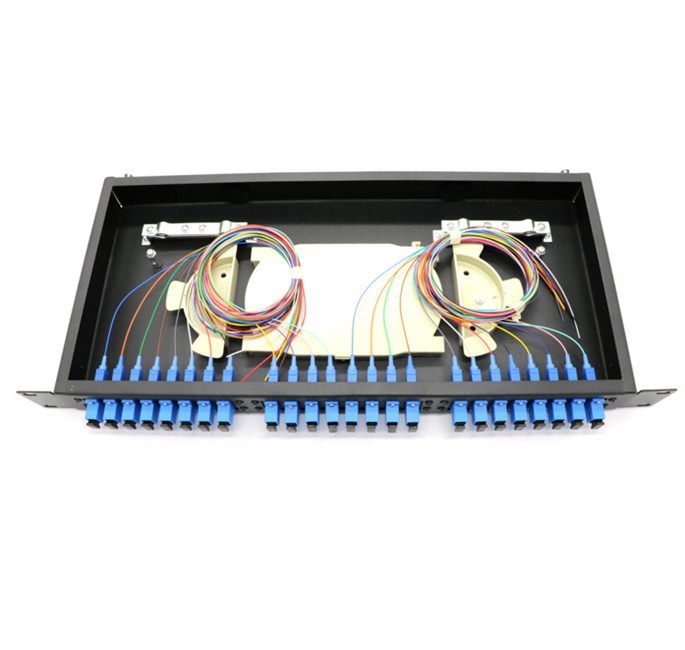FTTH SC FC ST LC ODF Fiber Optic Patch Panel Rack Mount Splicing