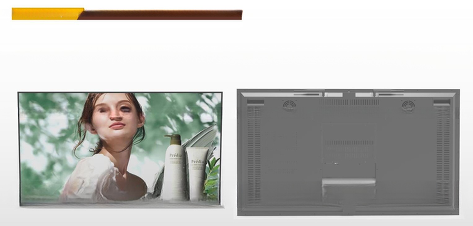 Android Linux Win10/11 OS UHD 65" inch LED LCD digital signage with high brightness upto 3500nits