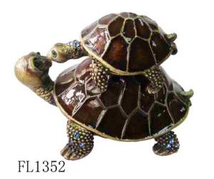 Quality Wholesale Turtle Hinged Trinket Box wholesale
