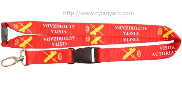 imprint polyester badge strap lanyards