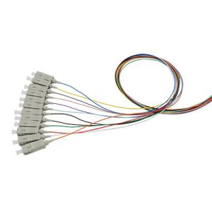 Quality Simplex OM1/OM2 SC Fiber Optic Pigtails Multimode 12 Colors wholesale