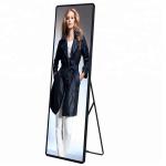 Full Color HD LED Poster Display / Free Standing Poster Display For Indoor