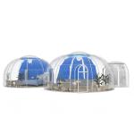 Simple Installation Hotel Dome Tent