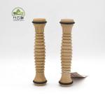 Rubber Wood Foot Massage Roller Screw Shape- Relieve Foot Arch Pain, Plantar