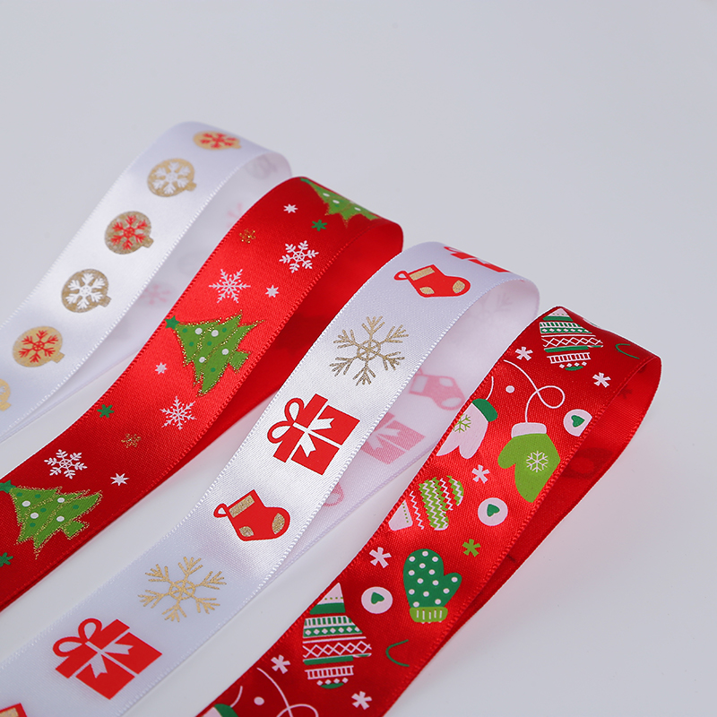 Custom Logo Decorative Fabric Ribbon Ink Printing Type 3 - 100MM Width