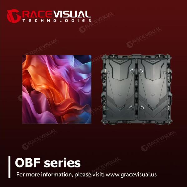 OBF Series Outdoor LED Display – Rear Service, Die-Casting Aluminum, IP65