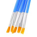Round Pointed Tip Nylon Hair Paint Brushes Acid Free Non Shedding For Watercolor