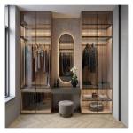 Laundry-Friendly Modern Design Walk-in Wardrobe Closet for European Style