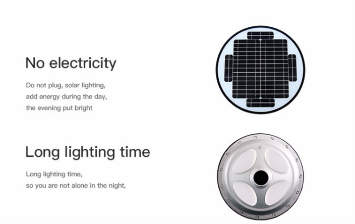 High temperature resistance Good quality outdoor ufo 110lm/w led solar street light new design