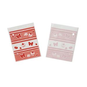 Quality Valentines Day Candy Bag Party Favors Clear Cellophane Treat Bags With Adhesive Seal wholesale