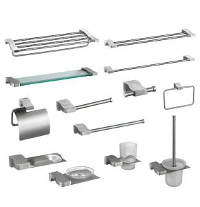 Quality Hotel Modern Bathroom Hardware Sets Luxury Bathroom Fitting Sus 304 Stainless Steel wholesale