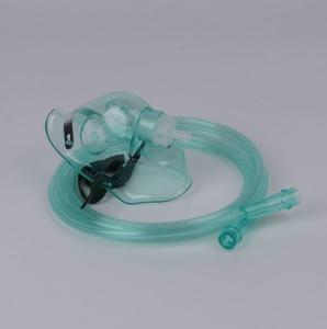 Quality Medical PVC Disposable Oxygen Mask Simple Portable Green wholesale