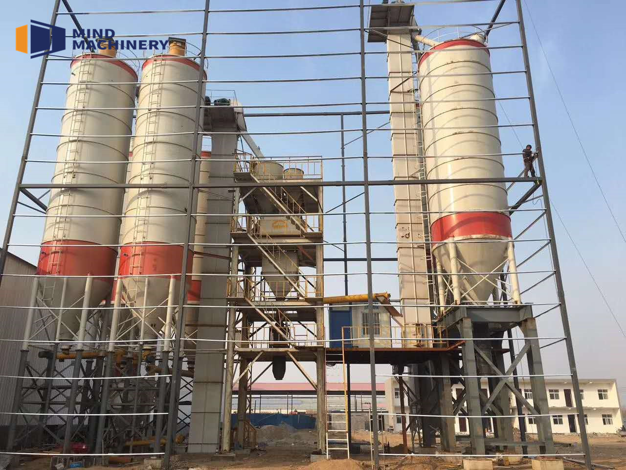 Wheat Storage Silo Galvanized Steel Feed Bin Flat Bottom Cement Storage Bin