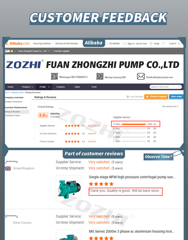 Waterproof Aluminium Housing Single-Phase Asynchronous Motor for Swimming Pool Pump 1500rpm 220V 50/60Hz