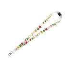 Printable Double Sided Polyester Sublimation Lanyard Blanks With Safety Buckle