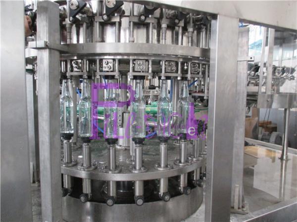 3 in 1 Glass Bottle Beer Washing Filling Sealing Machine , Bottle Beer Filling
