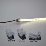4pin 3pin 2 Pin Led Light Connector LED Accessory Terminal Wire Female Male 8mm