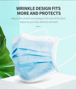 Quality 3 Ply Disposable Non Woven Face Mask wholesale