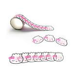 Adhesive Cartoon Bun 35mm Washi Tape Stickers