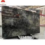 Big Slab Luxury Emerald Blue Onyx Marble from Brazil for Transparent Dinner