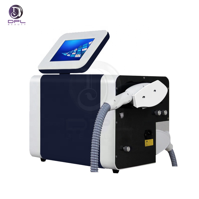 Portable2 in 1 permanent nd yag ipl e light opt hair tattoo removal carbon peeling beauty machine