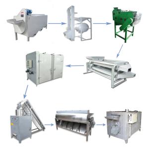 Quality Roasting Dryer Nuts Processing Machine Peeling Cashew Grading Machine wholesale