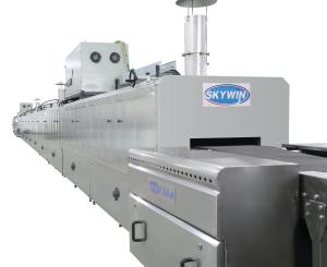 Quality Low Noise Level 30m Biscuit Baking Tunnel Oven Gas Tunnel Oven wholesale
