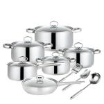 Food Grade Stainless Steel Pot 15-Piece Set With Accessories
