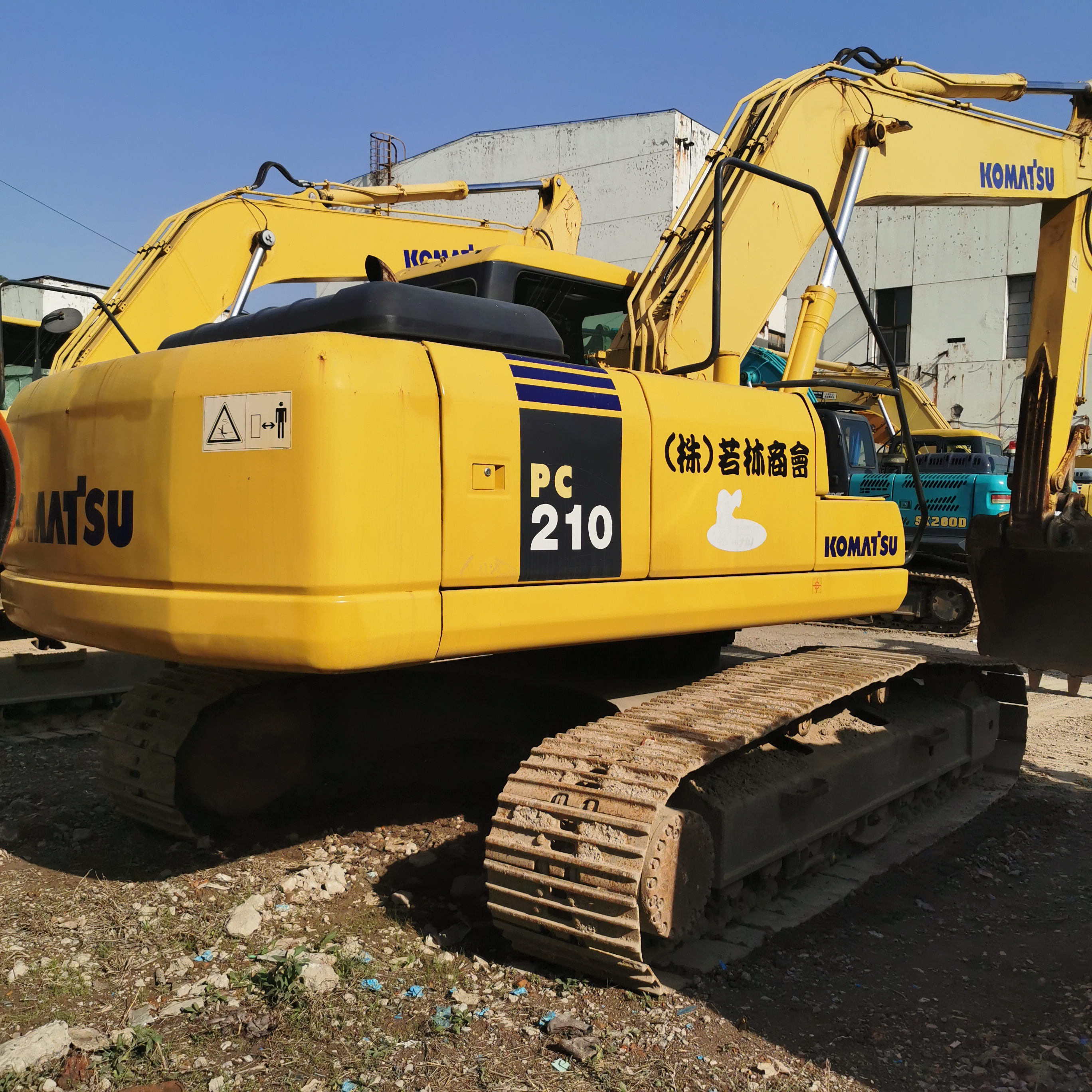 0-2000 Working Hours PC200 PC210 Kumatsu Excavator Machine with Original Hydraulic Valve